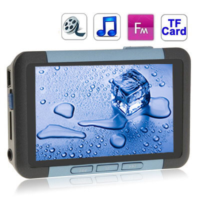 3.0 inch TFT Screen 8GB MP4 player with TF Card Slot, Support TV Out, FM Radio (Baby Blue)